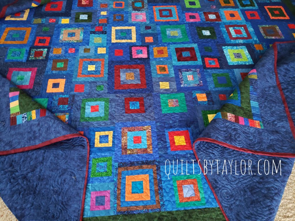 quilts for sale/ Color Crush Quilt/ Handma Dyed Quilt/ Made To Order Quilt