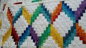 homemade quilt/ handmade quilts for Sale/ Heirloom Quality Quilts/ Rainbow Quilt/ Multi colored Bargello Quilt