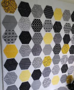 Handmade Quilts for sale/ Handmade Baby Quilt/ Modern Black and White