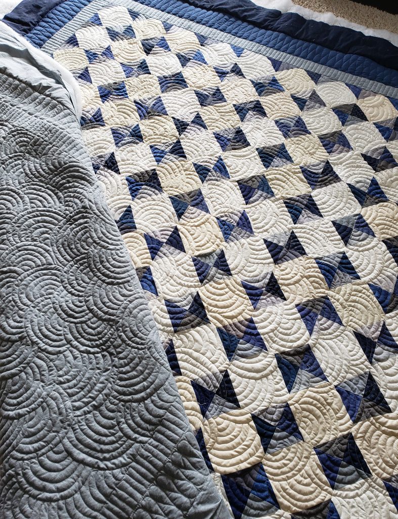 corner pop quilt/ made to order