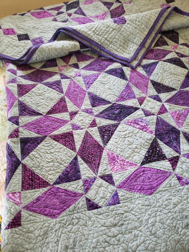 Quilts For Sale/ Quilt for Sale/ Quilt for Sale Handmade storm at sea quilt on bed handmade elegant bedroom decor quilt