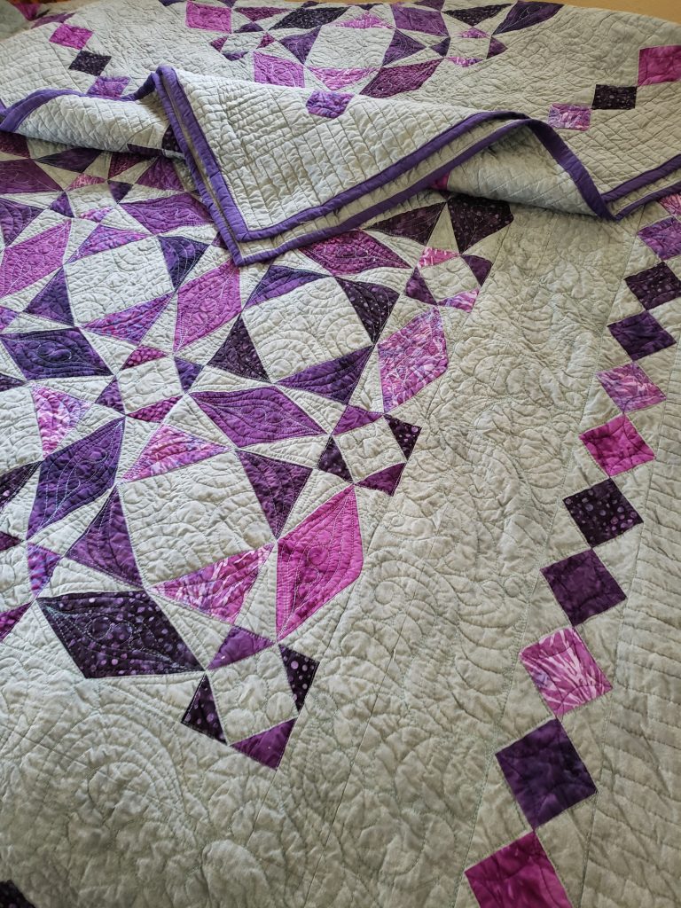 handmade Quilts for sale ? Beautiful Quilts Online/ Purple Storm at sea