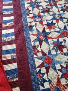 Quilts for sale/ Beautiful handmade quilts/ Patriotic Quilt