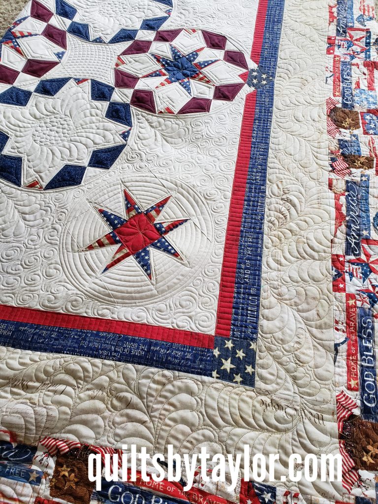 Handmade Quilt/ Beautiful custom made Patriotic quilt/ heirloom quilt/ patritoic classic quilt