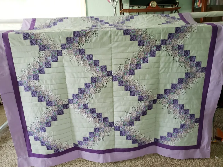 Quilts For Sale/ Quilt for Sale/ Quilt for Sale Handmade Color Falls Quilt/ Made To Order Quilt / Bargello Quilt - Image 3