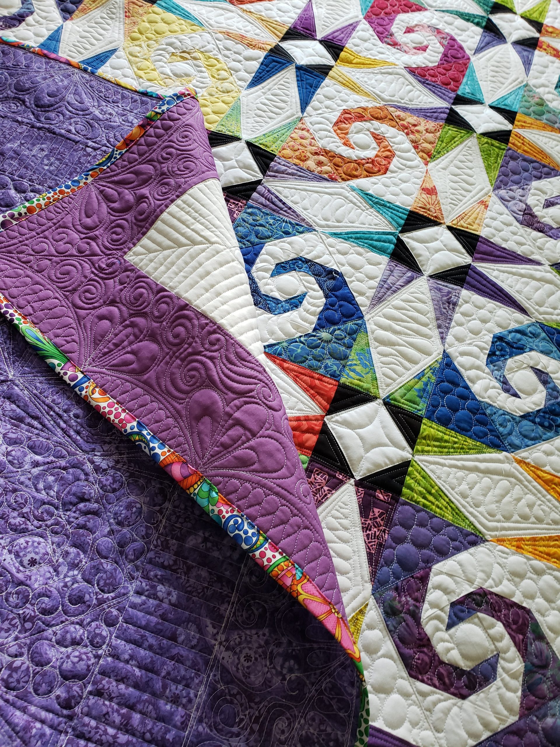quilts for sale, Snauls Trail Quilt/ Rainbow Storm At Sea Quilt/ and Other favorite Stash Of Quilt