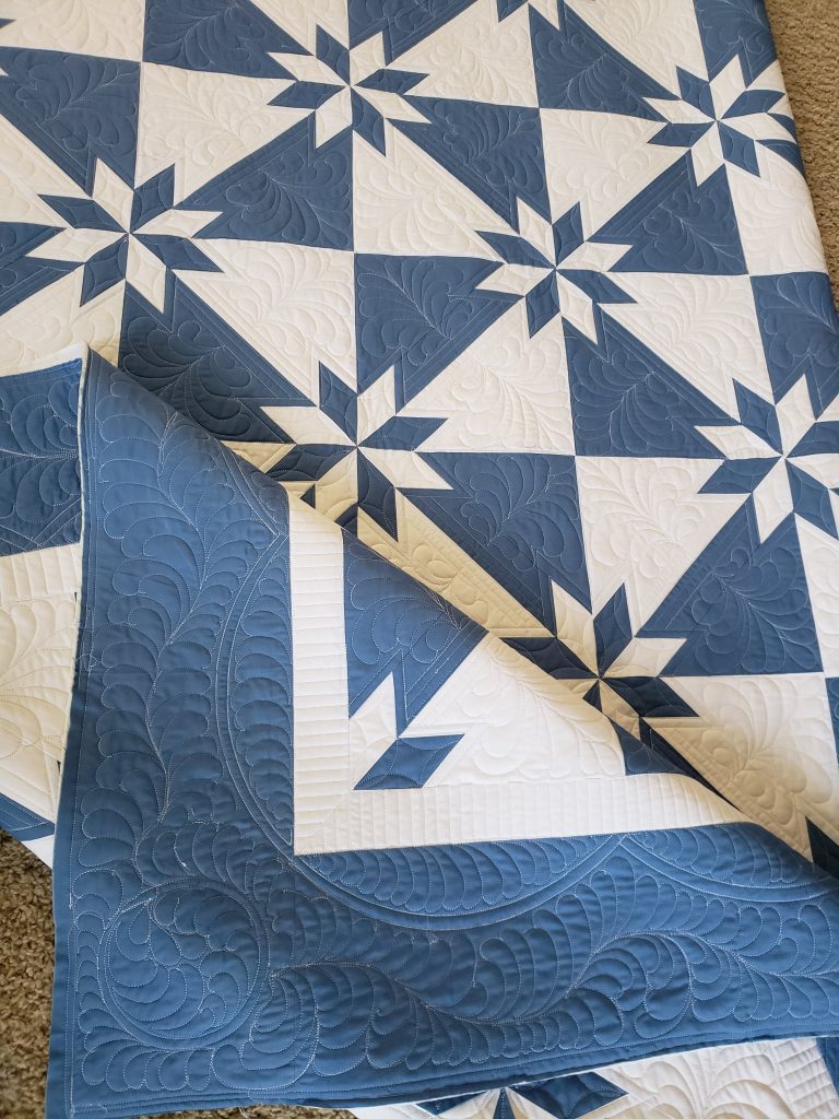 Quilts for sale/Hunter Star Quilt in the making/ Made Yo Order Quilts
