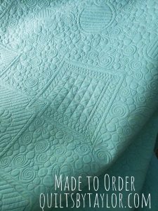 Whole Cloth Quilt/ Finished Quilt, Ready to Ship