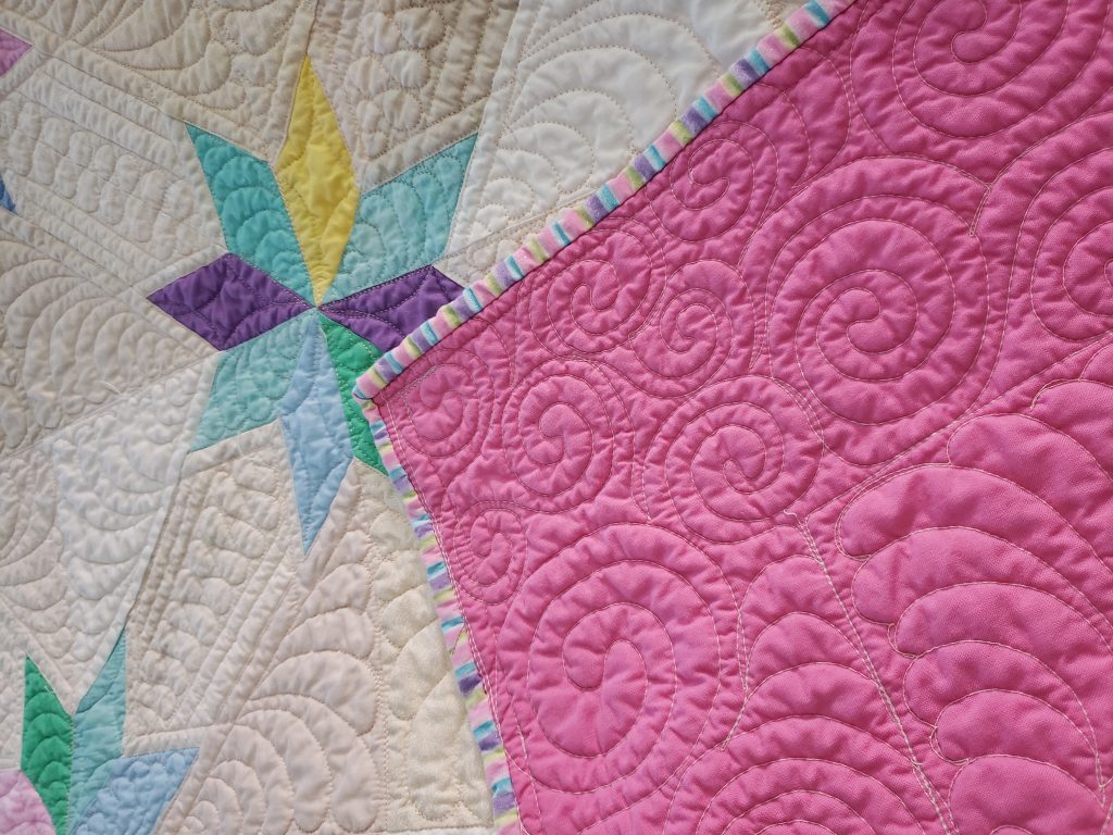 handmade quilts/ quilts for sale/ Pastel Hunter Star