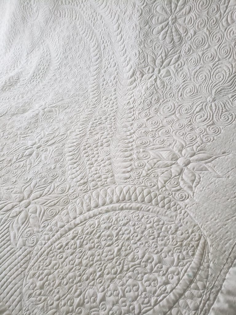 handmade quilts/ whole cloth quilt/ custom made quilt/ made to order quilt