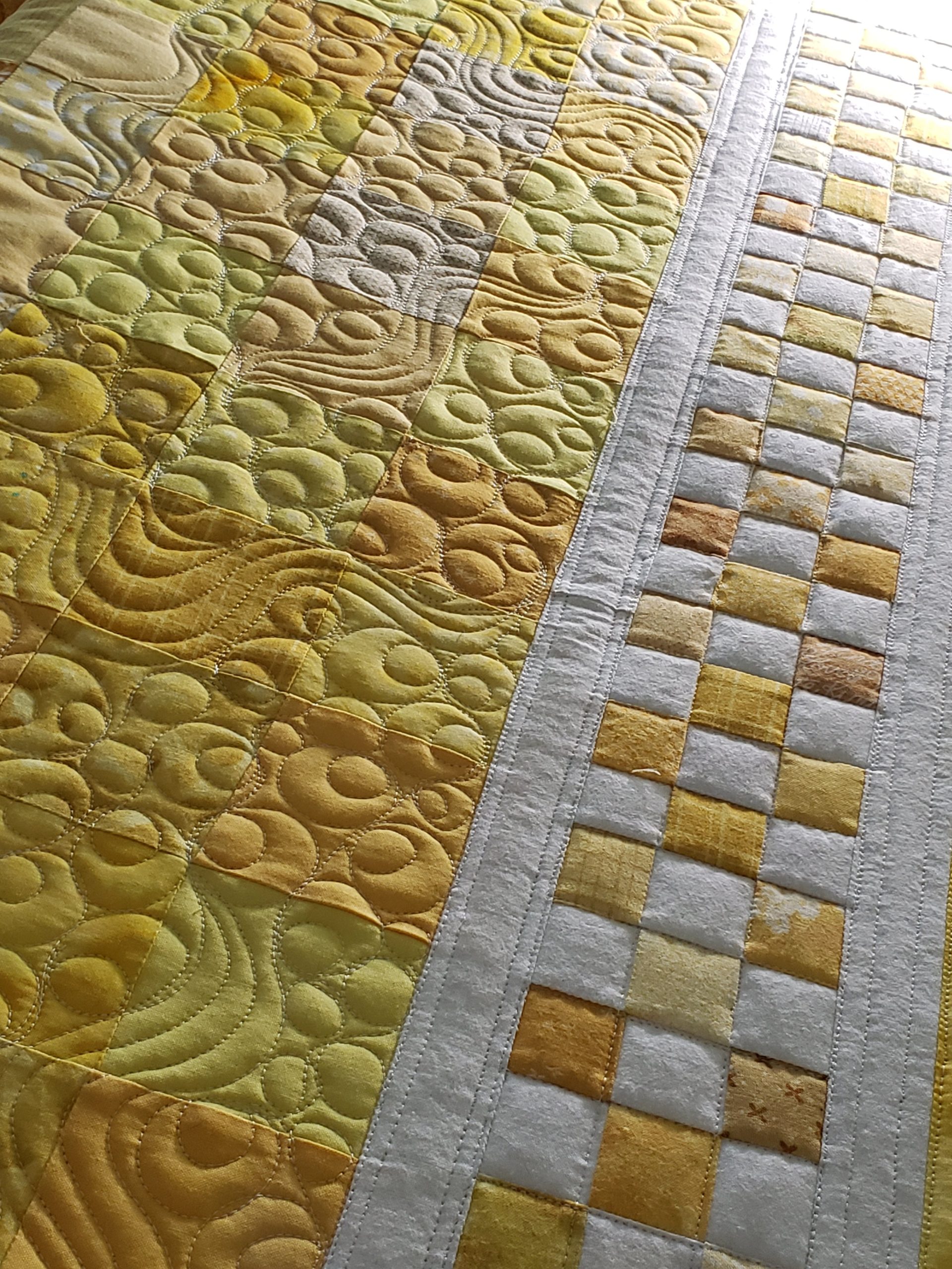 handmade quilts/ Custom Made Crazy Squares quilt