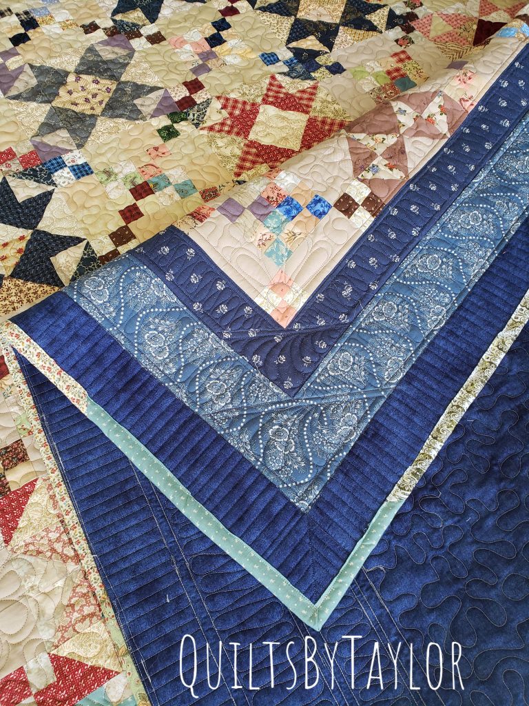 Quilts for Sale/ Civil War Era Quilt/Traditional Heirloom Patchwork in Reproduction Fabrics