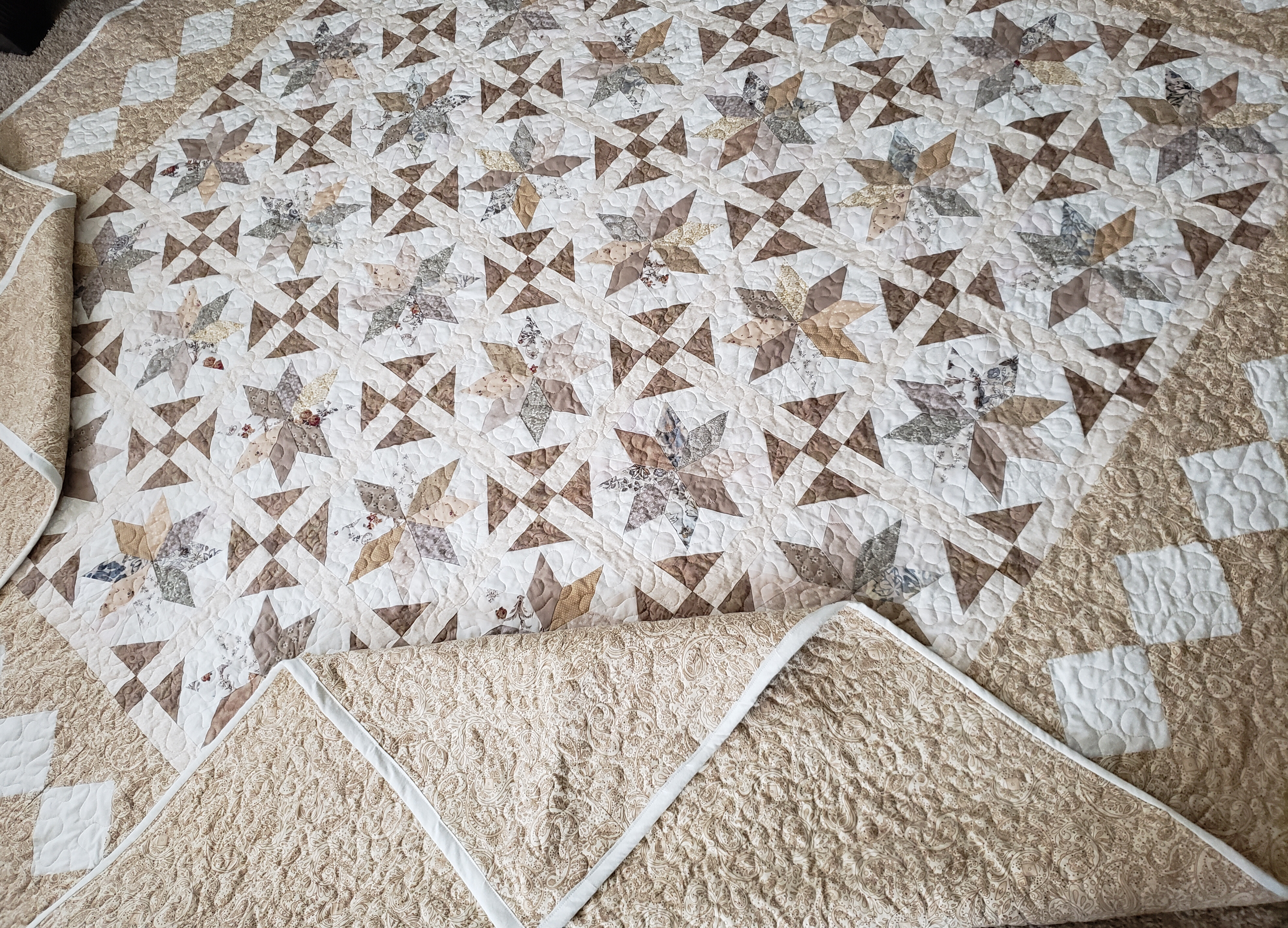 handmade quilts. lemoyne star quilt/ custom made quilts for sale
