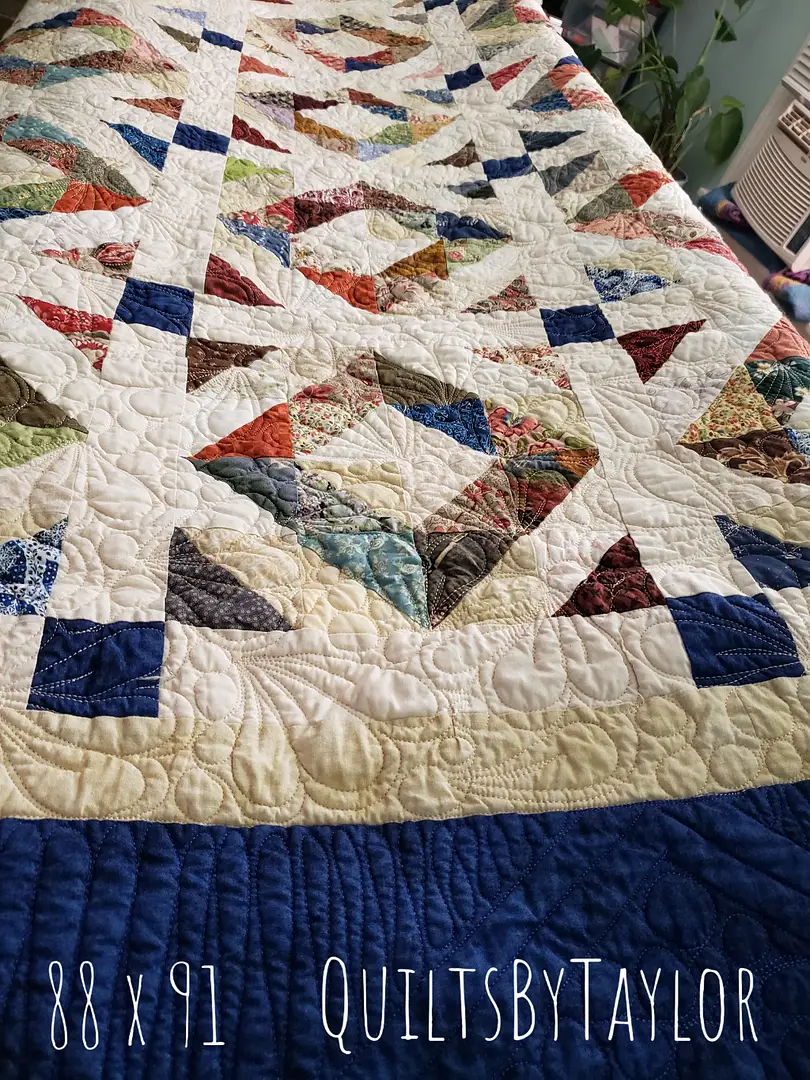 Quilts For Sale/ Quilt for Sale/ Quilt for Sale Handmade kaleidoscope quilt
