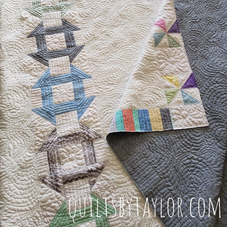 Quilts For Sale/ Quilt for Sale/ Quilt for Sale Handmade Finished Hashtag Quilt (Ready to Ship) (104 x 118) - Image 7