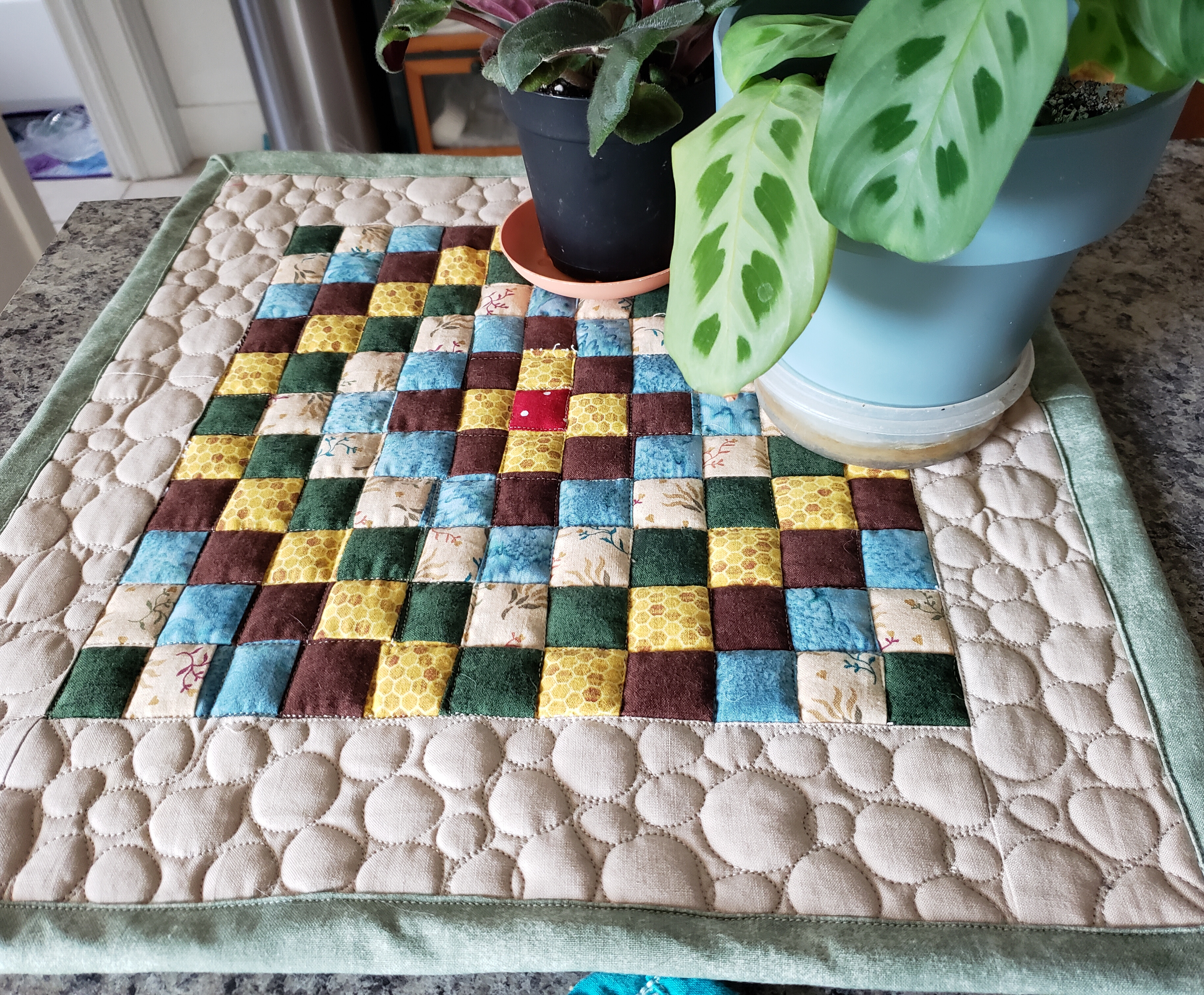 Handmade Quilts For Sale handmade quilted table Rug/ Home Decor/ Quilted table toppers