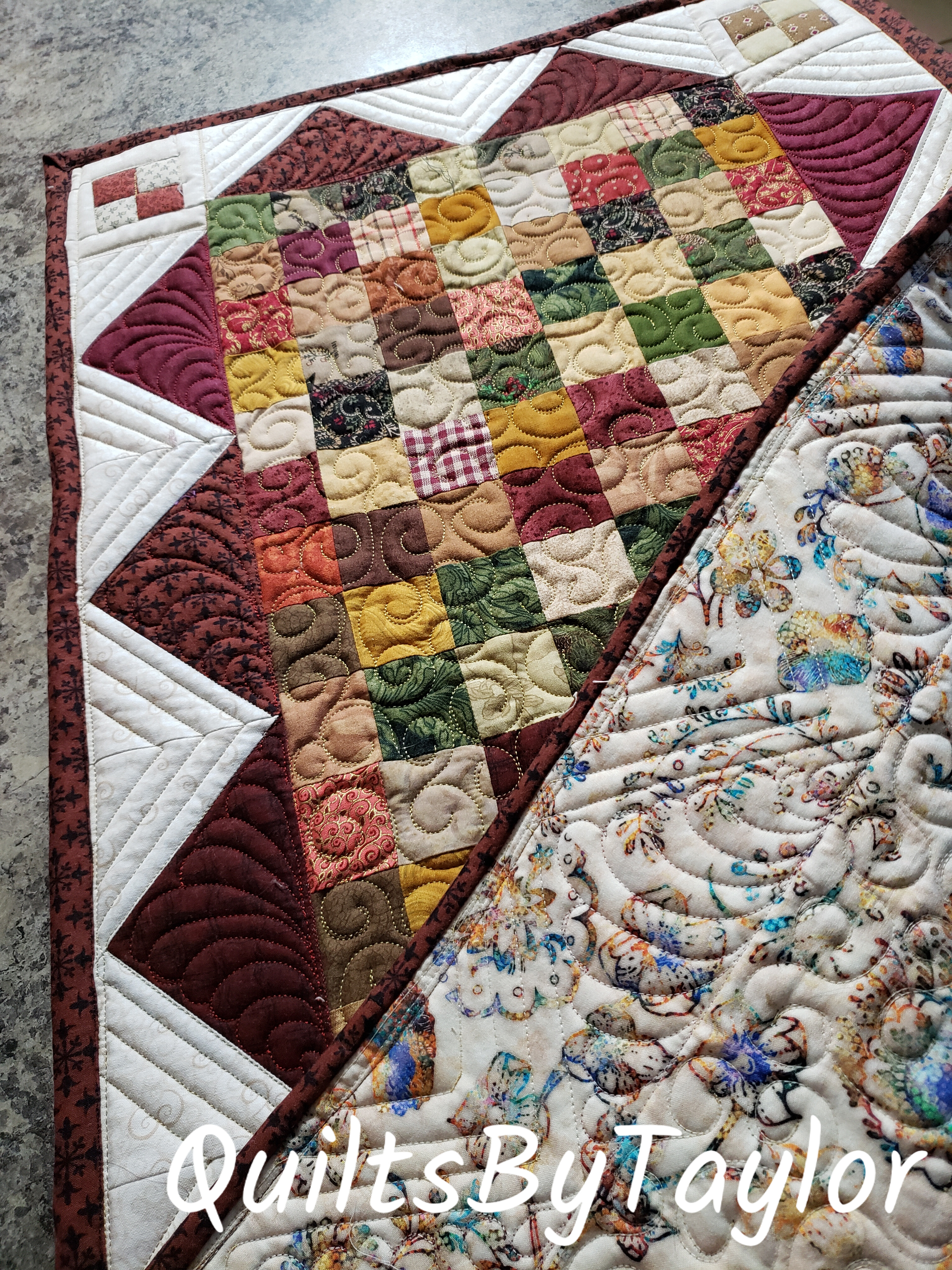 handmade quilts/ handmade quilted décor • small quilt gift • quilted table rug • handmade table topper • farmhouse home décor • 