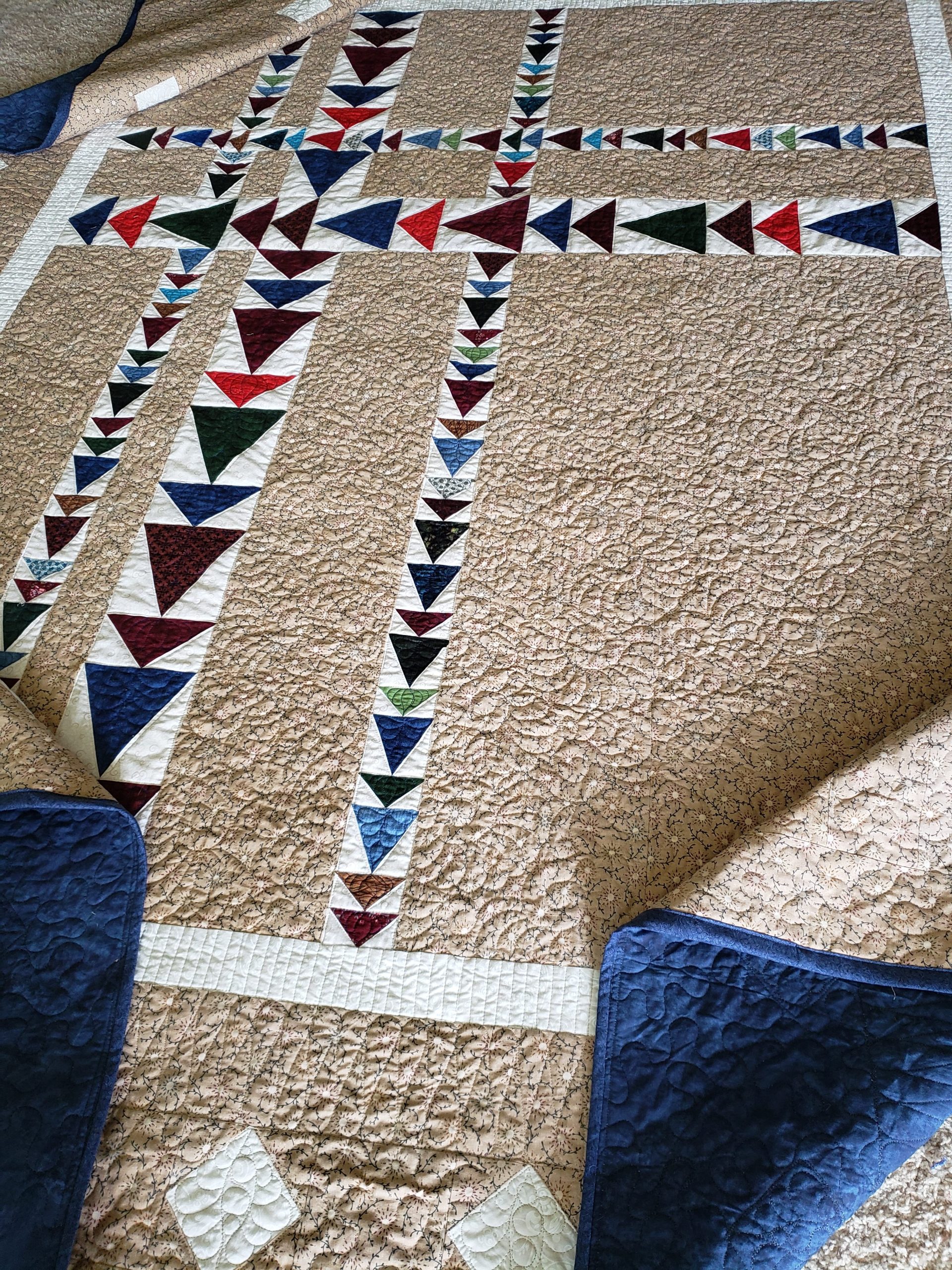 flying geese quilt/ made to order