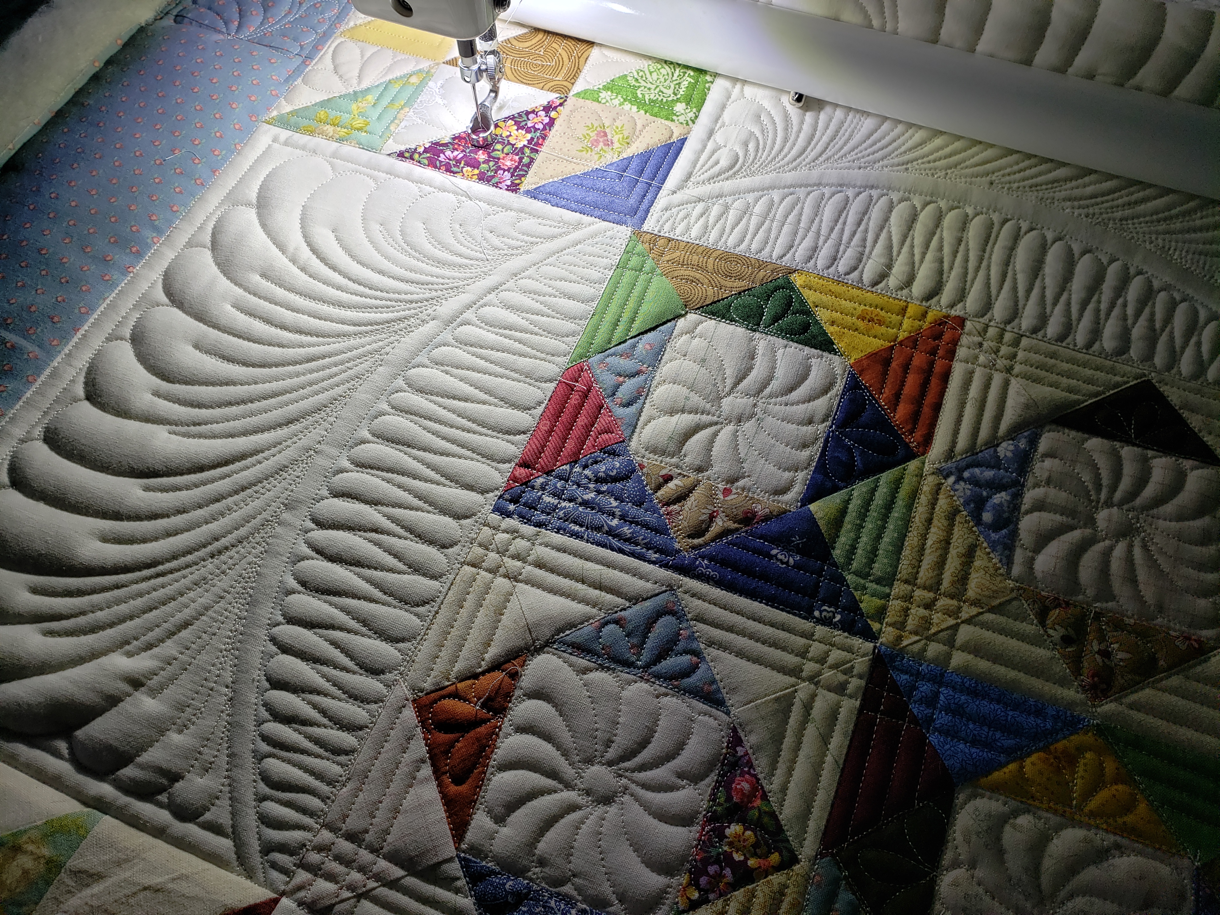 handmade quilts/ civil war style table topper/ quilts by taylor