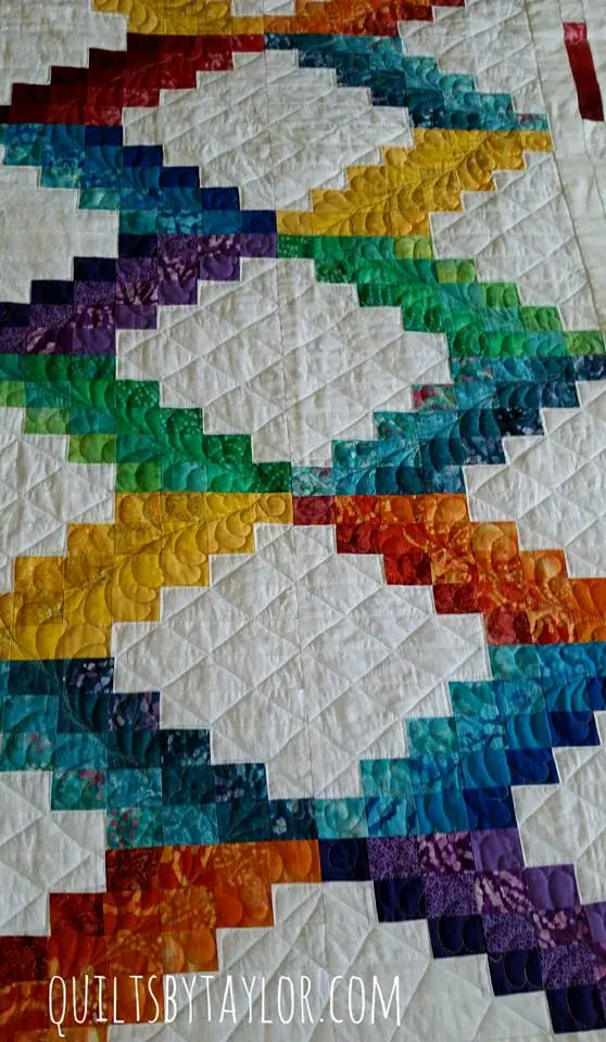 Quilts For Sale/ Quilt for Sale/ Quilt for Sale Handmade Rainbow color falls quilt/ made to order