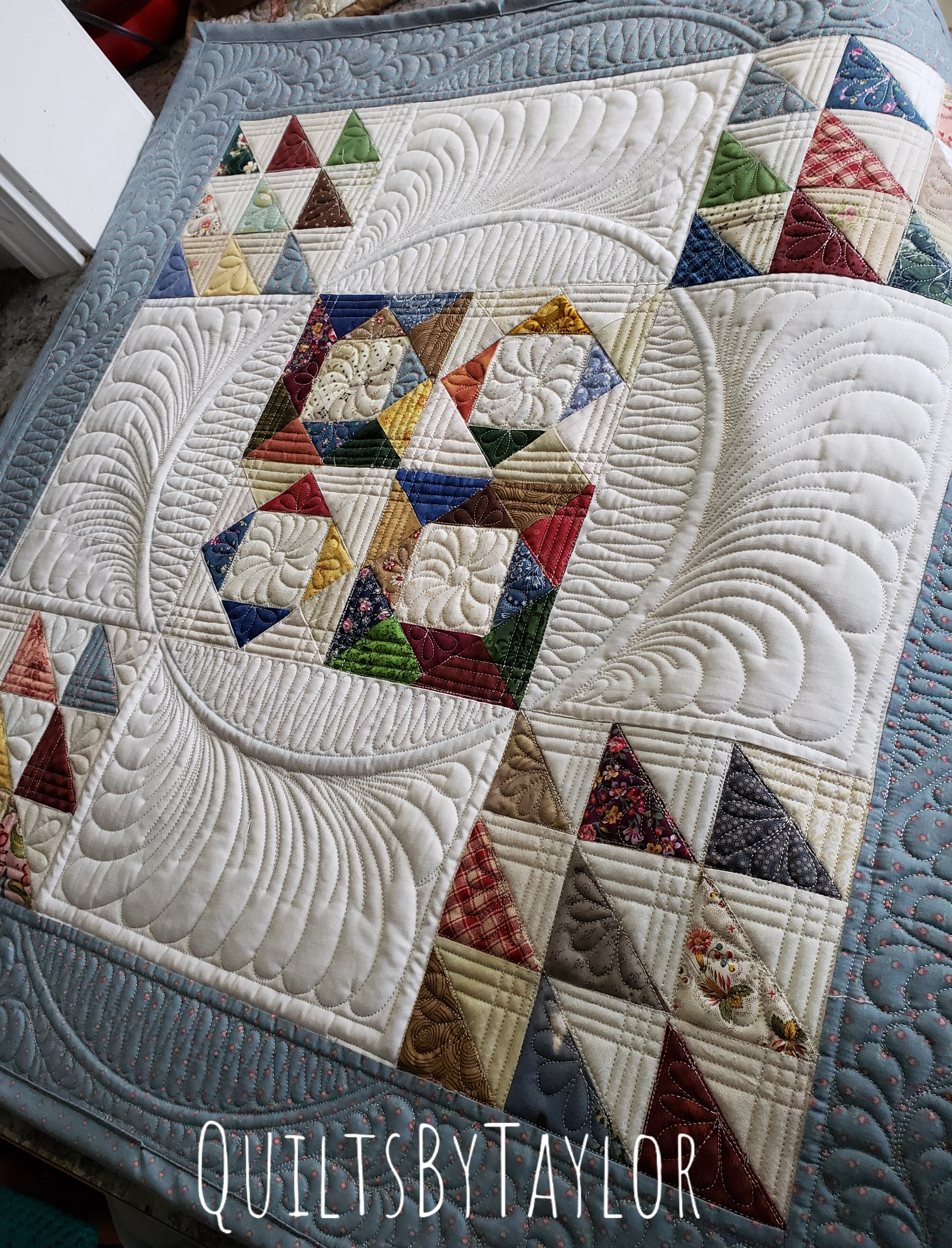 handmade home decor quilt mini quilt for table quilted centerpiece scrappy quilt decor small handmade quilt