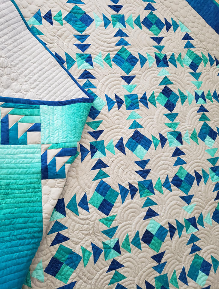 Quilts For Sale/ Quilt for Sale/ Quilt for Sale Handmade Geese on the edge quilt/ made to order