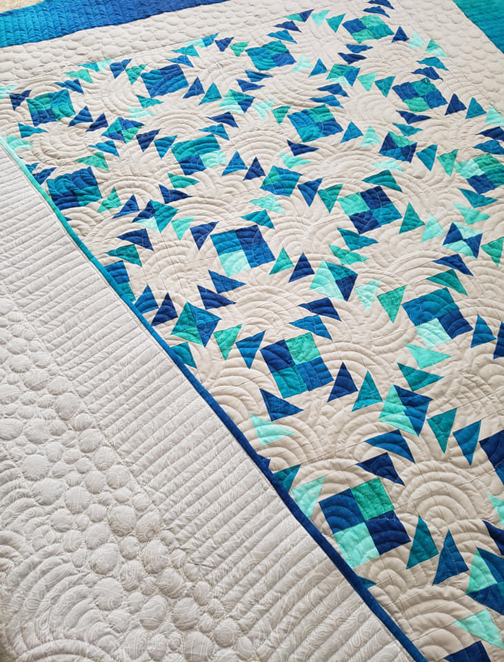 Geese on the edge quilt/ made to order