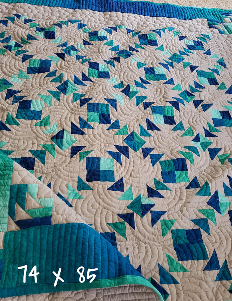 Geese on the edge quilt/ made to order