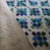 Quilts For Sale/ Quilt for Sale/ Quilt for Sale Handmade Green Jelly Bean Quilt – Ready to Ship (65 x 63) - Image 3