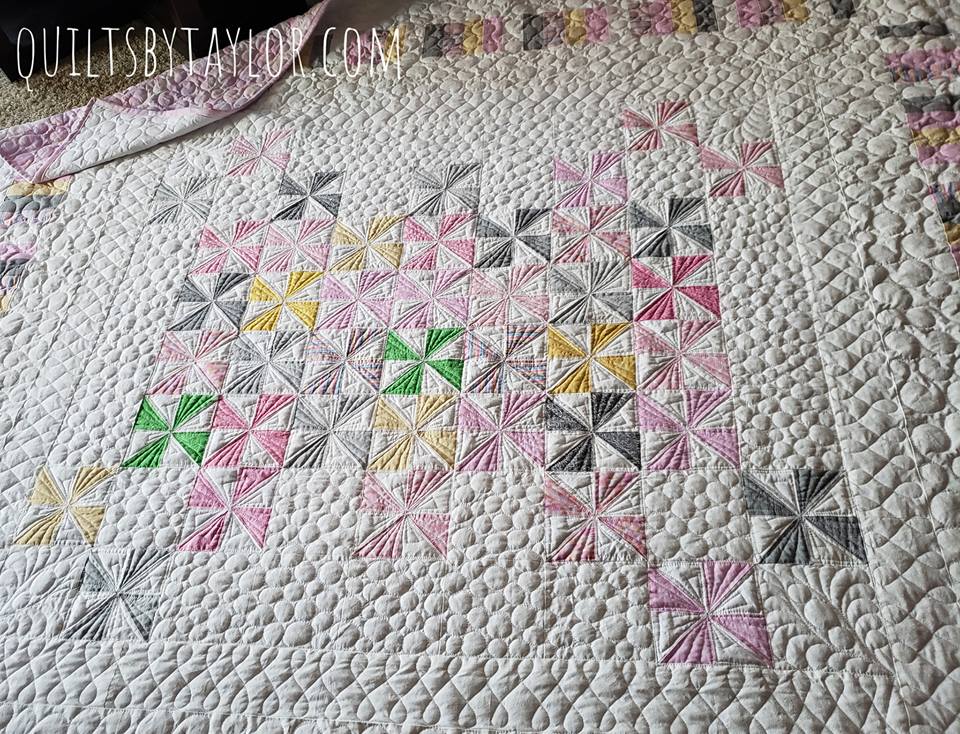 quilts for sale/ Pin wheel quilt/ made to order