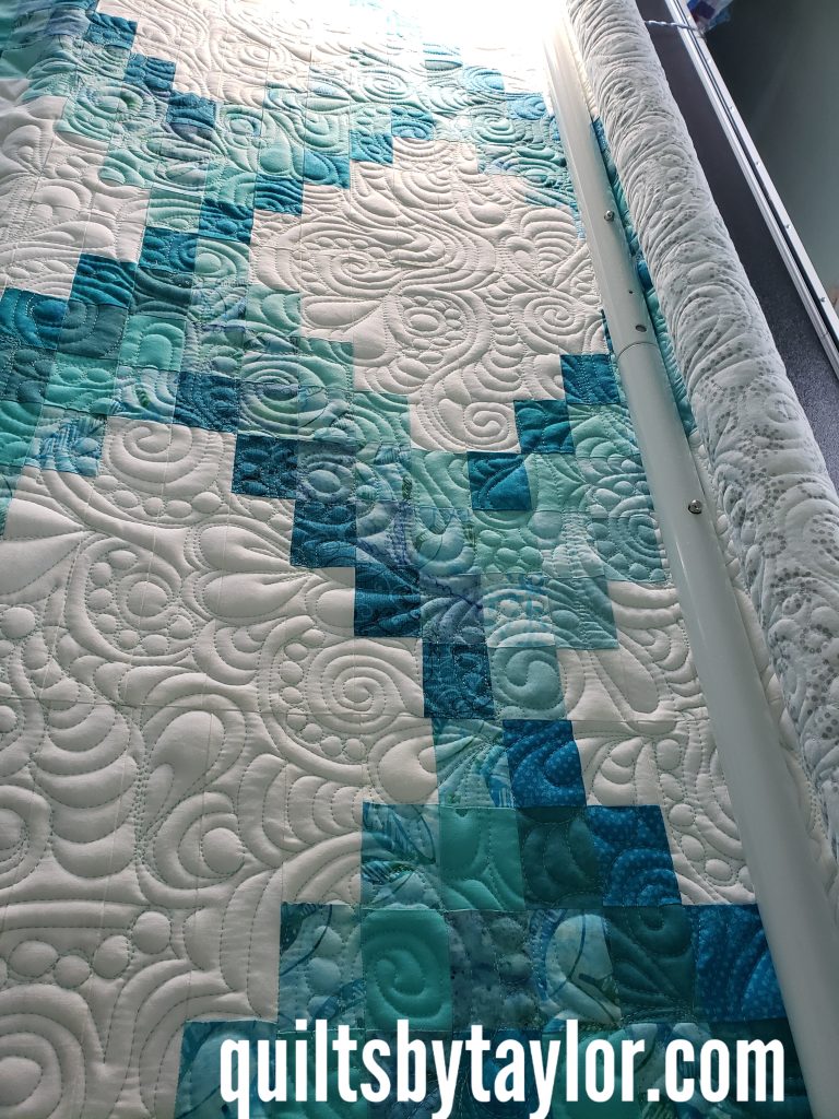 Quilts For Sale/ Quilt for Sale/ Quilt for Sale Handmade color falls quilt/ made to order/ variation/ teal