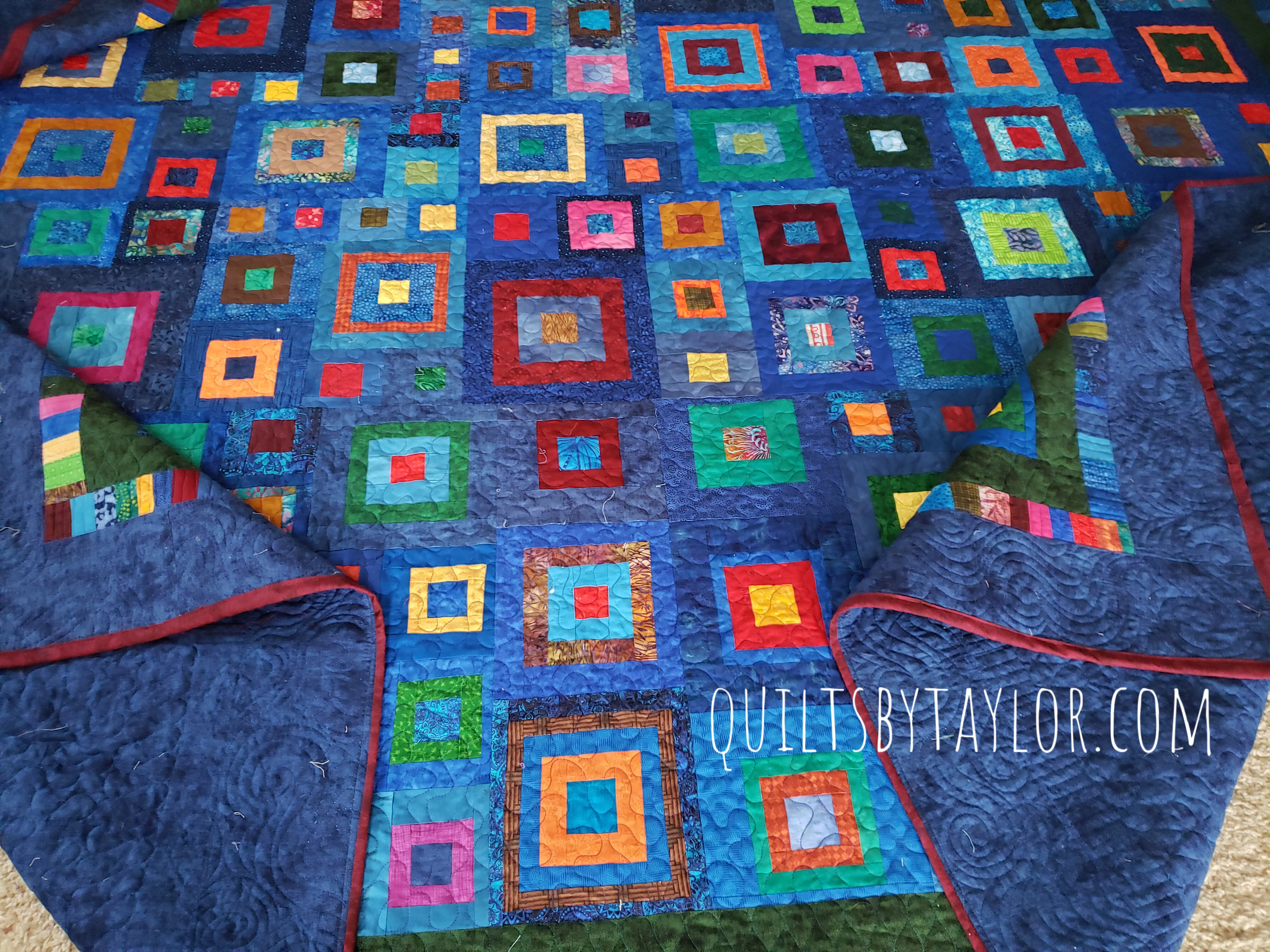 Blue Crush Quilt/ Made To Order Quilts/ Quilts By Taylor