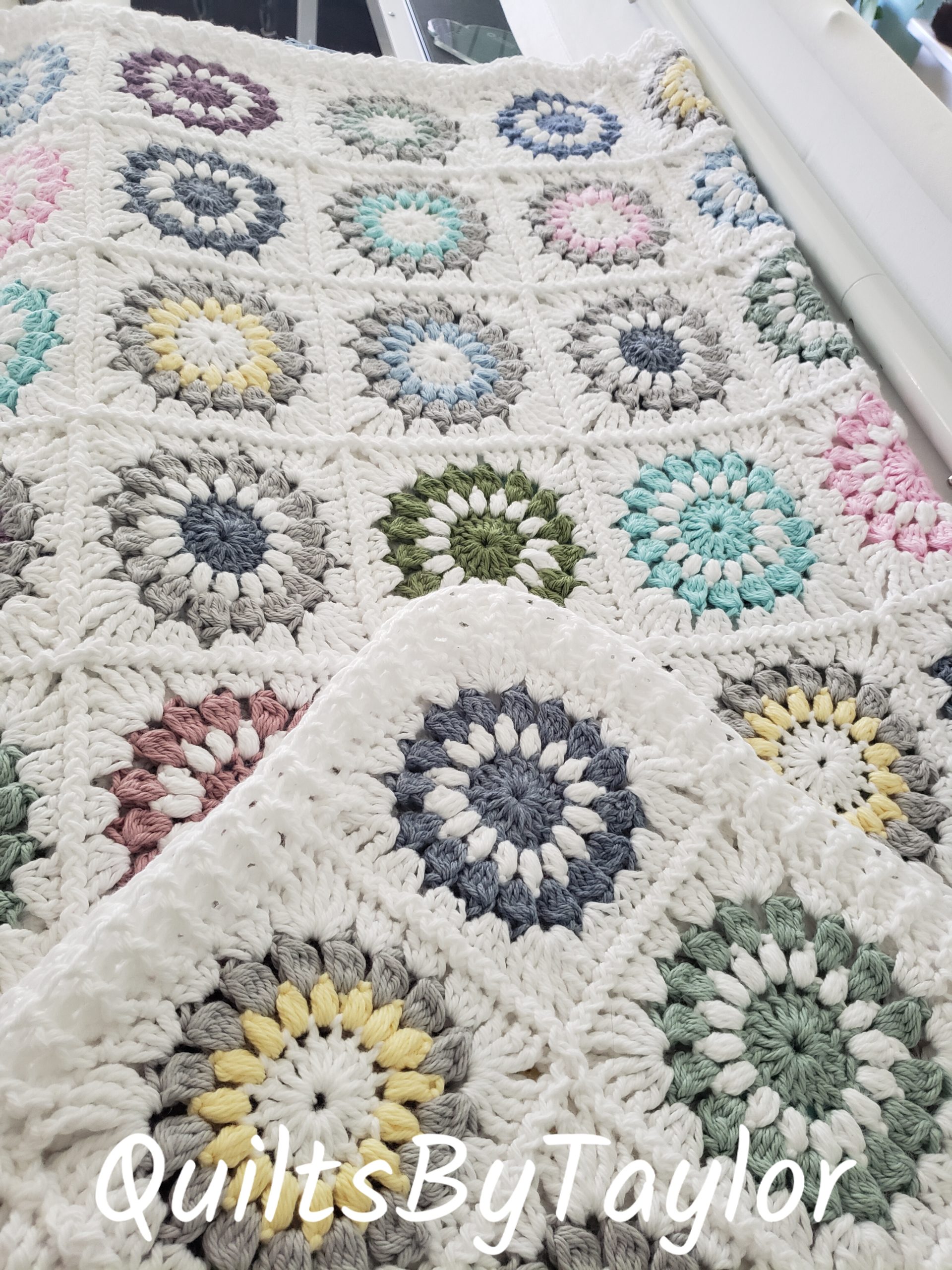 Quilts For Sale/ Quilt for Sale/ Quilt for Sale Handmade home decor/ Farm House Accents/ Cotton Crochet Throw/ handmade cotton quilts