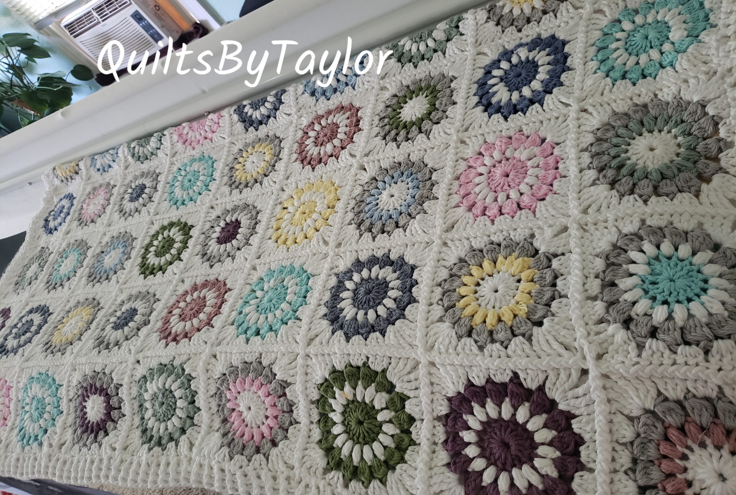 Quilts For Sale/ Quilt for Sale/ Quilt for Sale Handmade Ready To Ship/ 44 X 52/ Cotton Throw Blanket/ Crochet Cotton/ Made in The USA