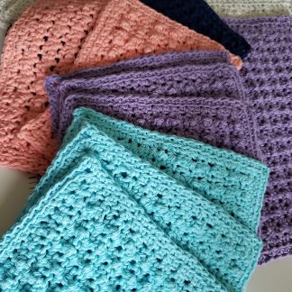 Cotton Crochet/ Handmade Kitchen Towels/ Kitchen Wash Cloths/ farmhouse cottons
