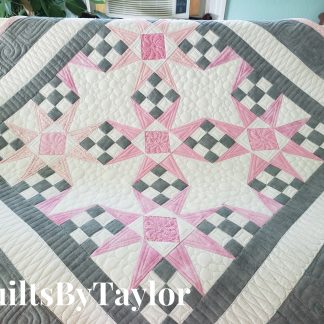 double charmed wall hanging/ made to order quilts/ handmade byt Quilts By Taylor