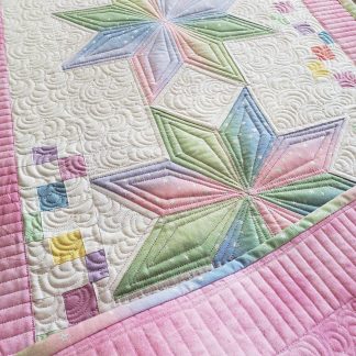 Lemoyne Star Table Runner/ Quilted Home Decor
