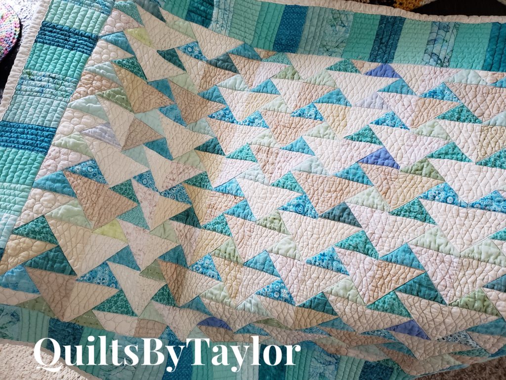 migrating geese quilted table/ made to order