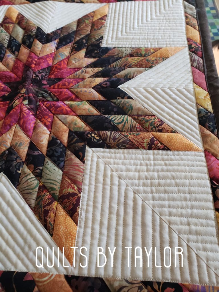 Golden Sunset Quilt/ Lone Star Little dipper