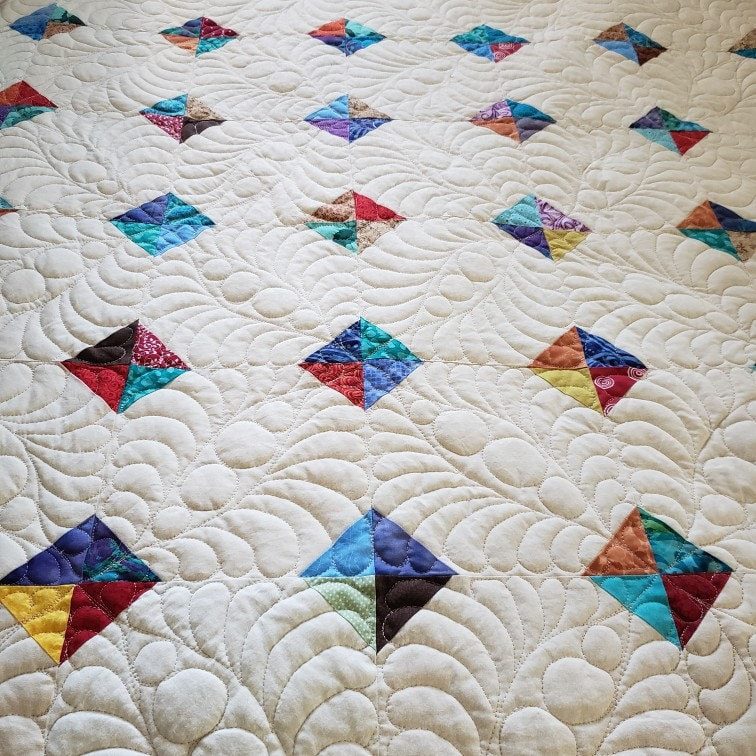 corner pop quilt /Made to order/multi colors