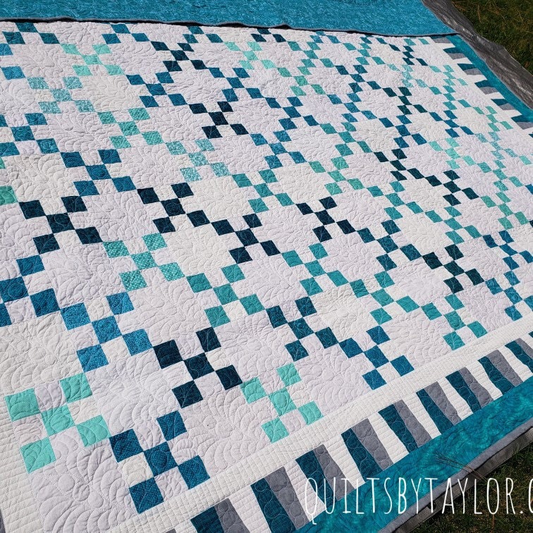 irish chain quilt/ made to order