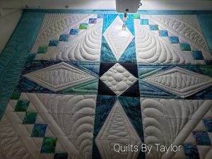 Storm at Sea/ Chain version, custom made home decor quilt