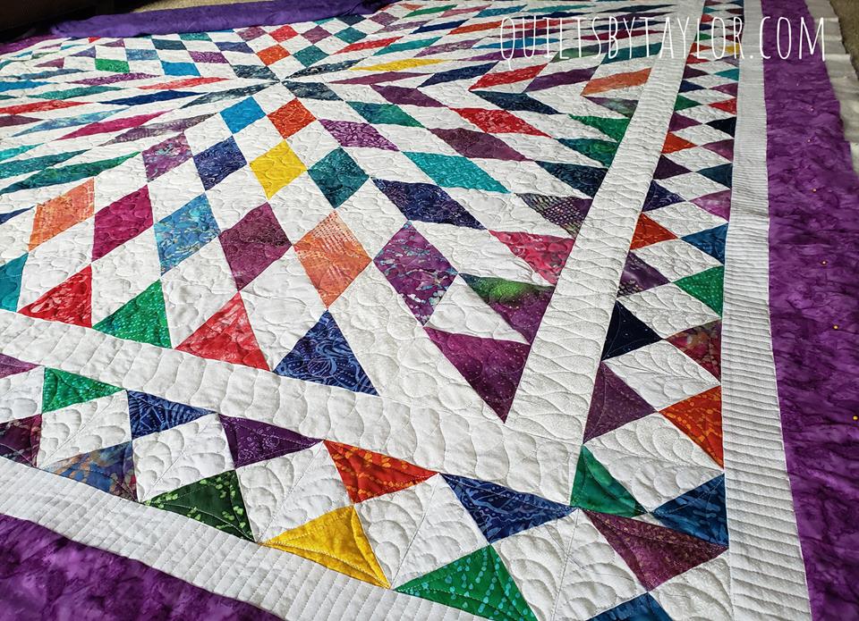 Quilts For Sale/ Quilt for Sale/ Quilt for Sale Handmade Radiant Star Quilt/ Made to order