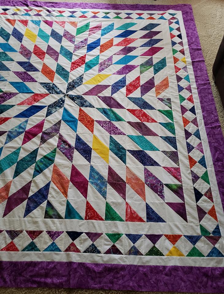 Quilts For Sale/ Quilt for Sale/ Quilt for Sale Handmade Radiant Star Quilt/ Made to order
